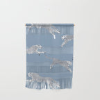 Leaping Cheetahs Cornflower Wall Hanging Gallery Image 1