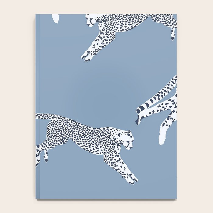 Leaping Cheetahs Cornflower Notebook Gallery Image 4