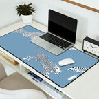 Leaping Cheetahs Cornflower Desk Mat Gallery Image 2