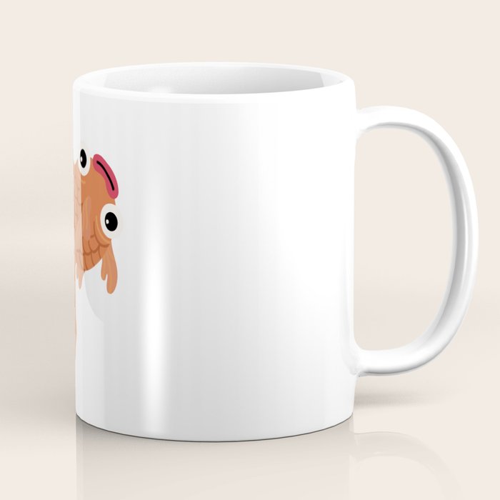 Goldfish Cute Kawaii Fish Coffee Mug Gallery Image 1