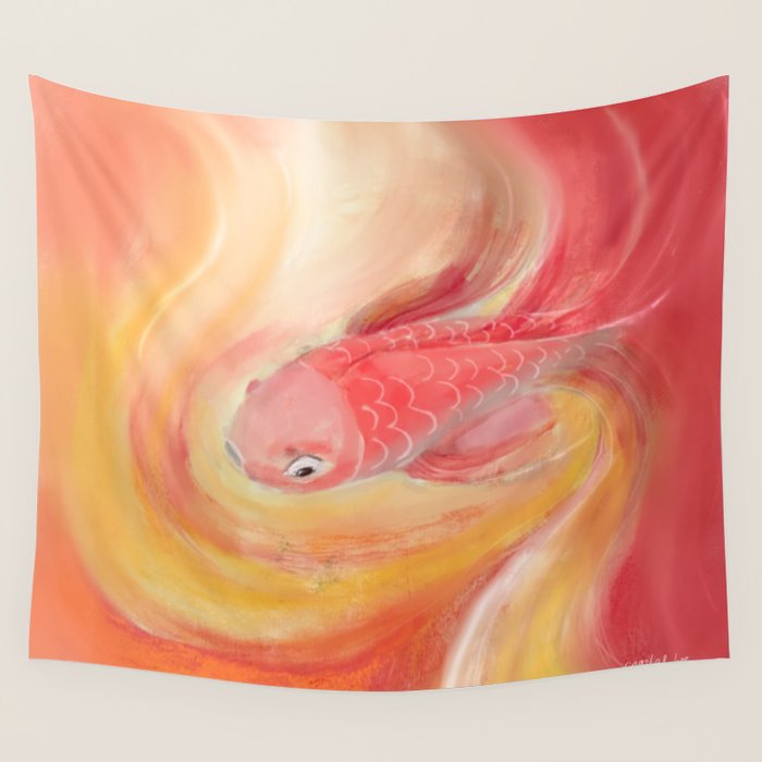 So Koi  Wall Tapestry Gallery Image 1