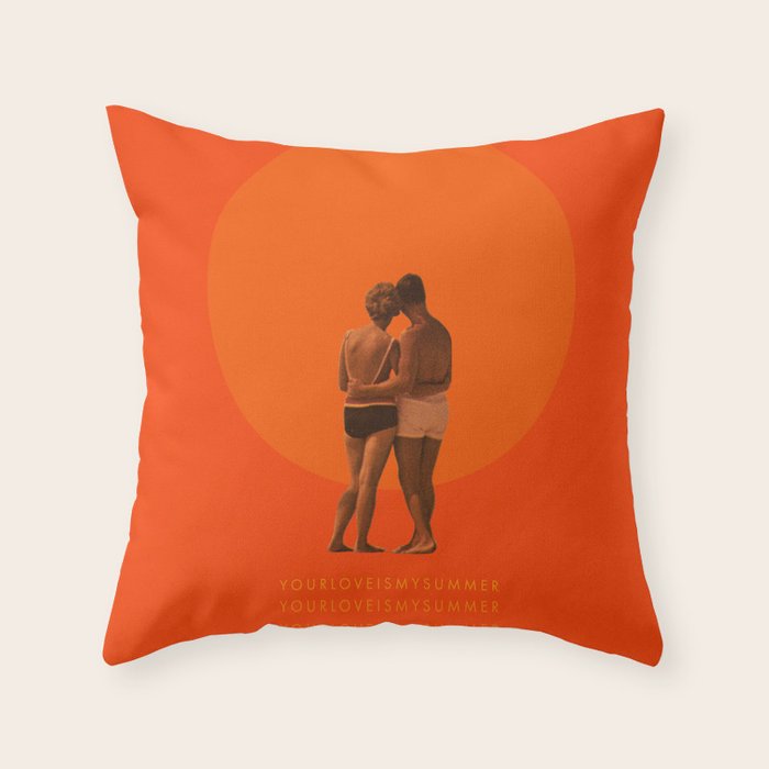 Your love is my Summer Throw Pillow Gallery Image 6