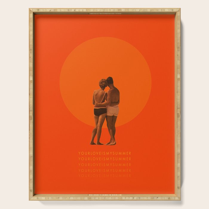 Your love is my Summer Serving Tray Gallery Image 1
