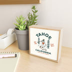 Tahoe, California - Pants Are For Tourists. Funny Ski & Beer Art Mini Art Print Gallery Image 2