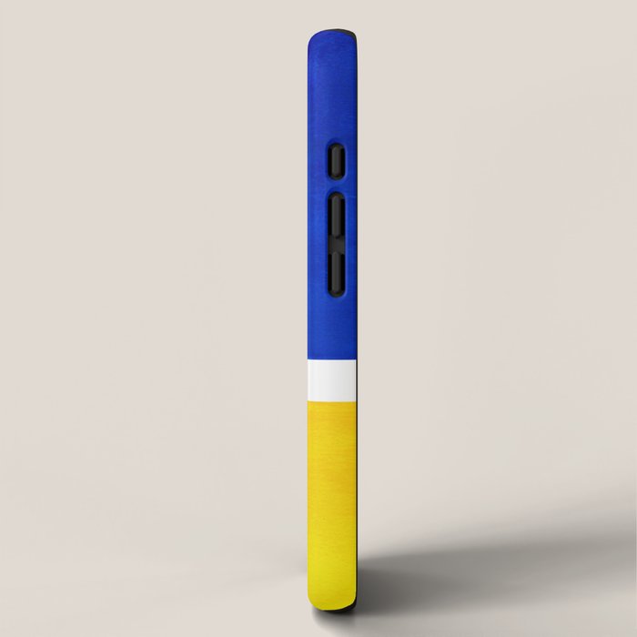 Colorful Bright Minimalist Rothko Blue Yellow Midcentury Modern Art Vintage Pop Art iPhone Case Gallery Image 2