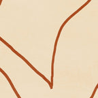 Abstract line art 2 Terracotta 2 Coffee Mug Gallery Image 2