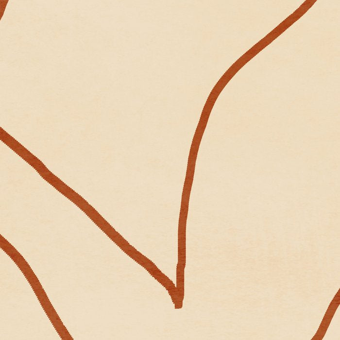 Abstract line art 2 Terracotta 2 Coffee Mug Gallery Image 2