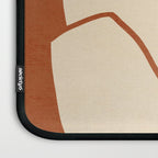Abstract line art 2 Terracotta 2 Laptop Sleeve Gallery Image 3