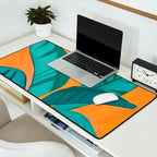 Island Sunset with Banana Tree Desk Mat Gallery Image 2