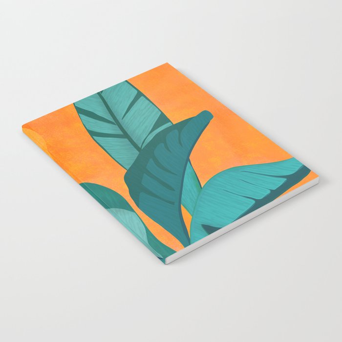 Island Sunset with Banana Tree Notebook Gallery Image 2
