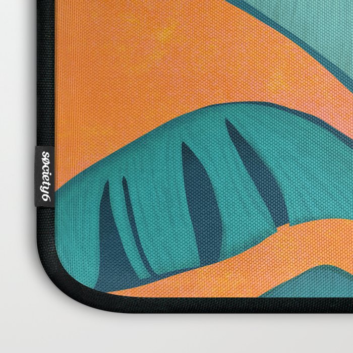 Island Sunset with Banana Tree Laptop Sleeve Gallery Image 3