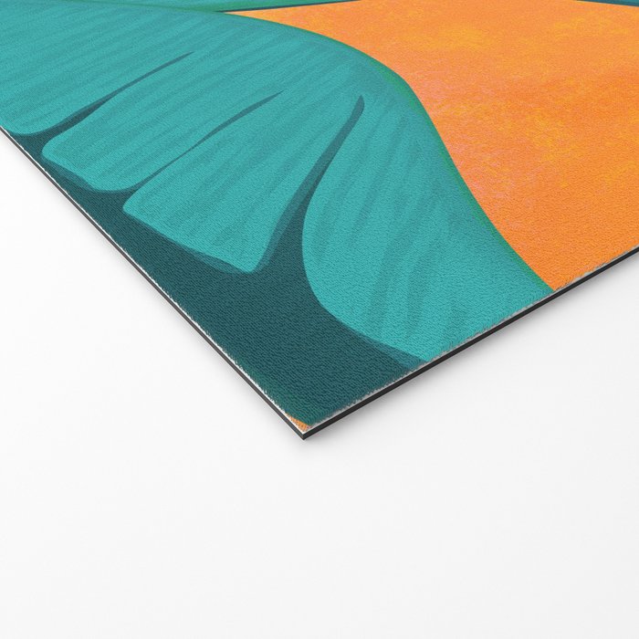 Island Sunset with Banana Tree Welcome Mat Gallery Image 2