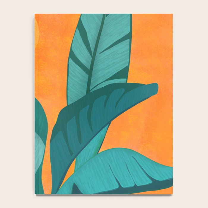 Island Sunset with Banana Tree Notebook Gallery Image 4