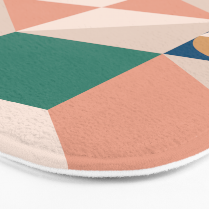 Modern Geometric 73A Bath Mat Gallery Image 3