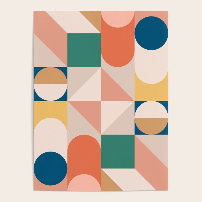 Modern Geometric 73A Poster Gallery Image 4