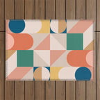 Modern Geometric 73A Outdoor Rug Gallery Image 1