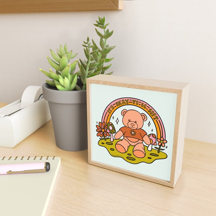It's Okay to Be Soft Mini Art Print Gallery Image 2