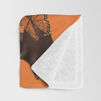 Blooming in Flight 2 Throw Blanket Gallery Image 3