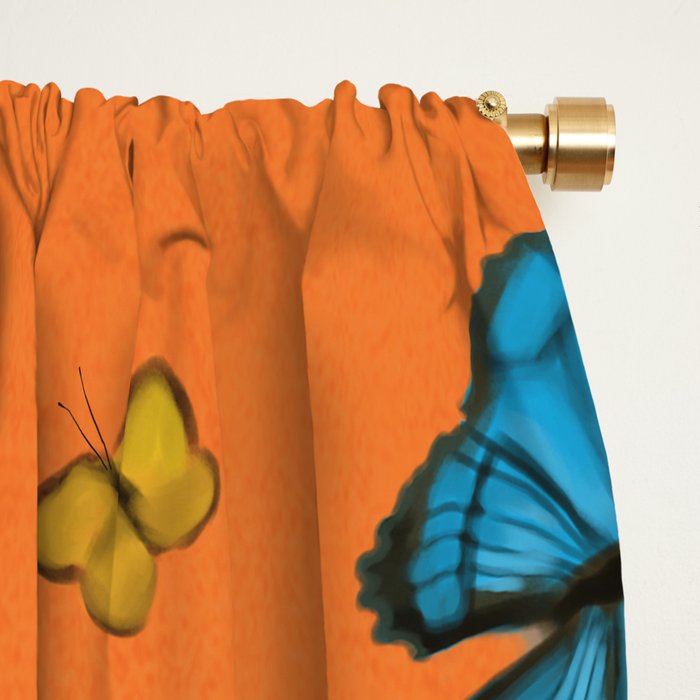 Blooming in Flight 2 Window Curtain Gallery Image 2