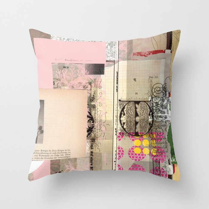 daydream confusion mix Throw Pillow Gallery Image 1