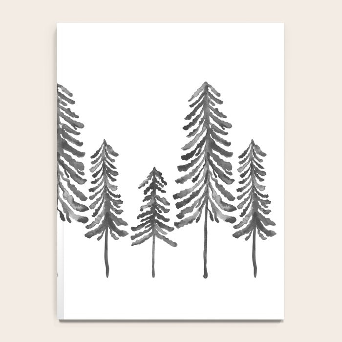 Pine Trees - Black Ink Notebook Gallery Image 4