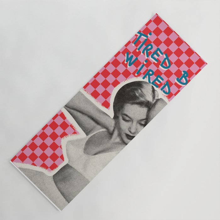 Tired but wired Yoga Mat Gallery Image 1