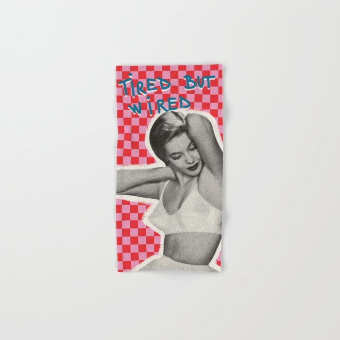 Tired but wired Bath Towel Gallery Image 1