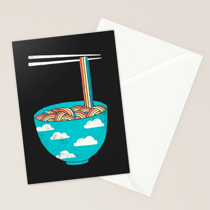 Rain-Bowl Stationery Card Gallery Image 2