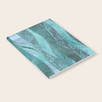 Precious Aqua And Turquoise Glamour Notebook Gallery Image 2