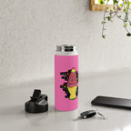 Lit Lava Lamp in pink in 3D Water Bottle Gallery Image 4