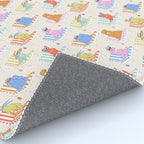 Beach Chair Dogs Rug Gallery Image 4