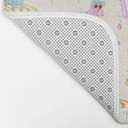 Beach Chair Dogs Bath Mat Gallery Image 2