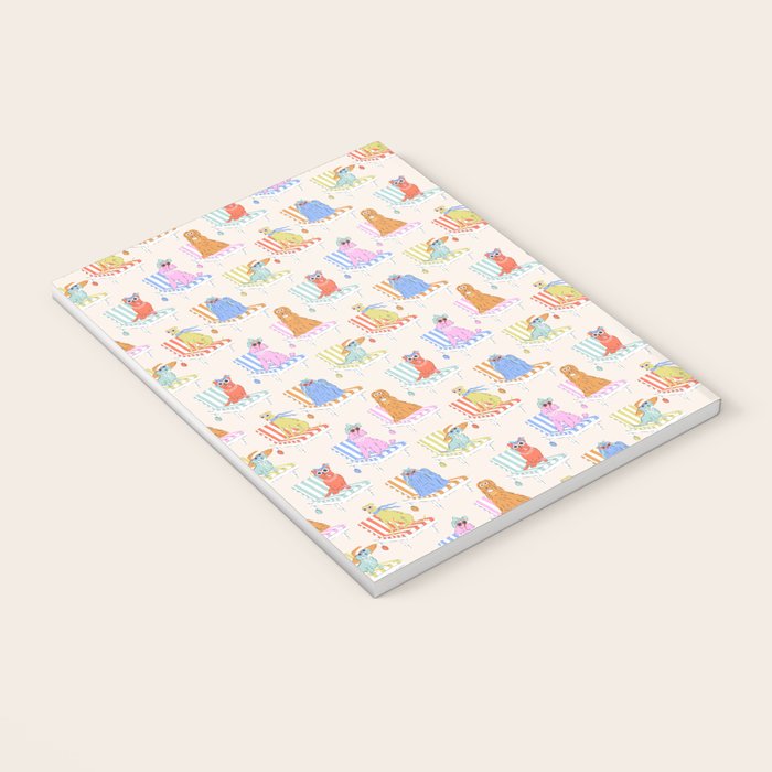 Beach Chair Dogs Notebook Gallery Image 3