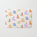 Beach Chair Dogs Bath Mat Gallery Image 1