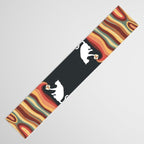 Rainbow cat 1b black magic coffee milk drop Table Runner Gallery Image 3