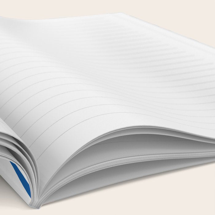 Abstract blue nature leaf shape art pattern Notebook Gallery Image 2