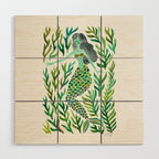 Kelp Forest Mermaid - Mint Palette Wood Wall Art Gallery Image 1
