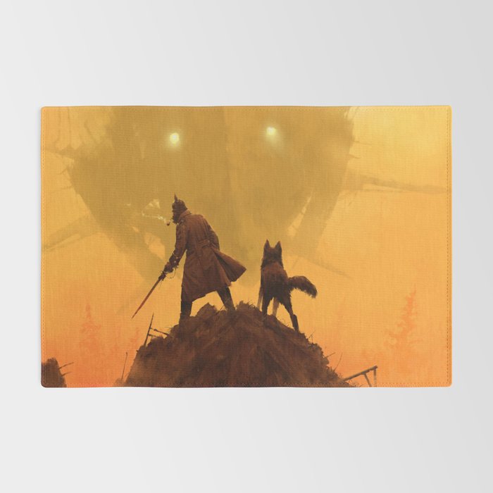 1920 - take your dog for a walk Rug Gallery Image 2