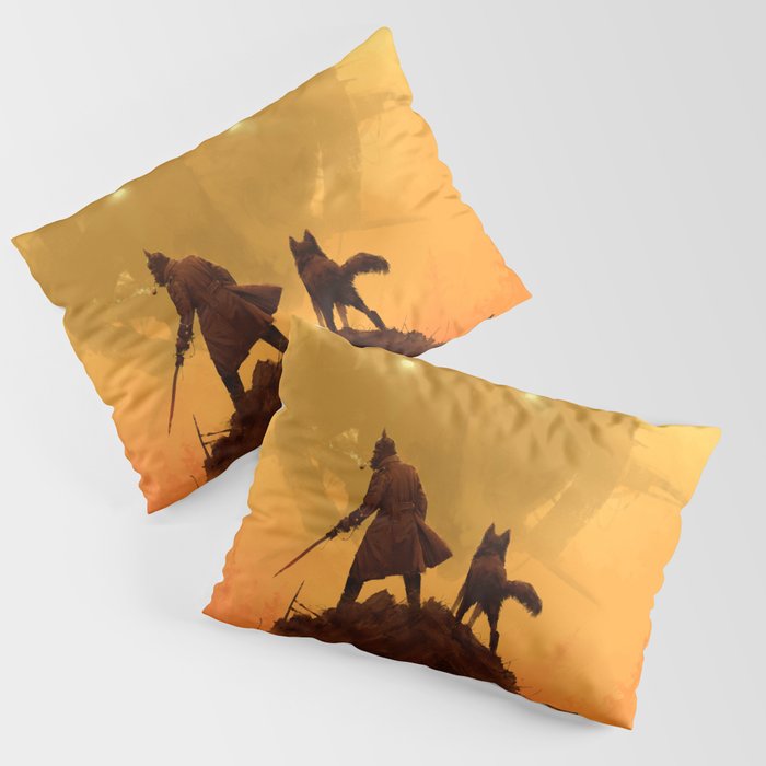 1920 - take your dog for a walk Pillow Sham Gallery Image 3