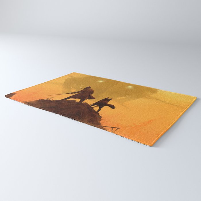 1920 - take your dog for a walk Rug Gallery Image 3