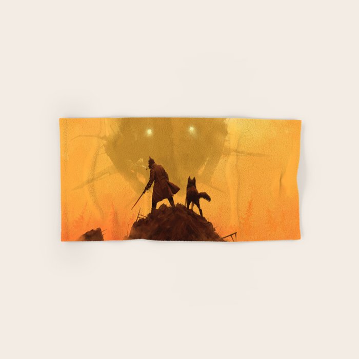 1920 - take your dog for a walk Bath Towel Gallery Image 1