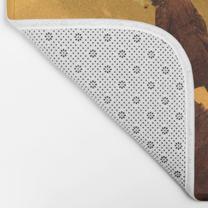 1920 - take your dog for a walk Bath Mat Gallery Image 2