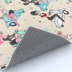 Scooter Girls Pattern Rug Gallery Image 4