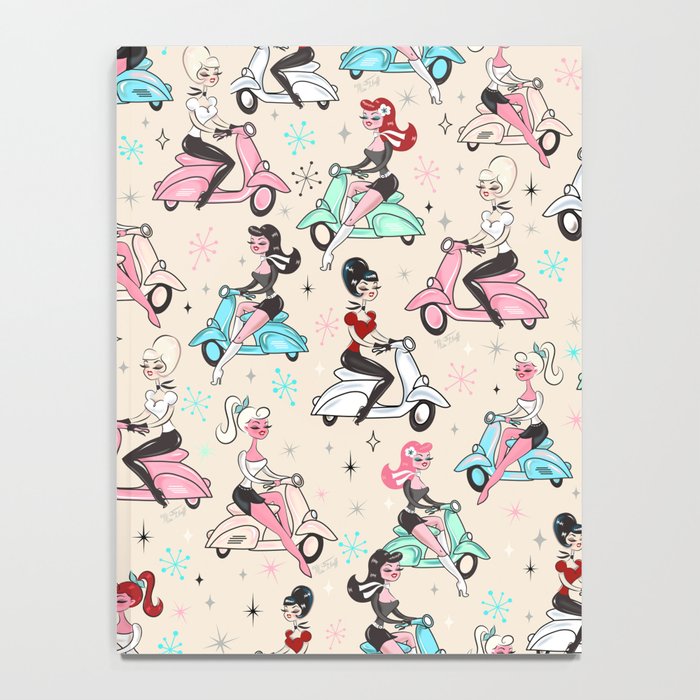 Scooter Girls Pattern Notebook Gallery Image 4