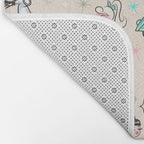 Scooter Girls Pattern Bath Mat Gallery Image 2