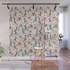 Scooter Girls Pattern Wall Mural Gallery Image 1