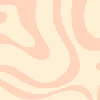 Modern Liquid Swirl Abstract Pattern in Pale Blush and Cream Coffee Mug Gallery Image 2