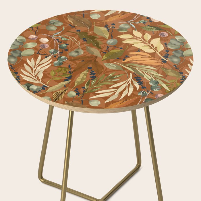 Autumn leafy wild forest B Side Table Gallery Image 2