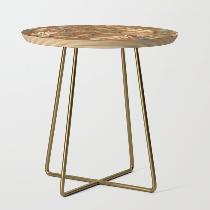 Autumn leafy wild forest B Side Table Gallery Image 1
