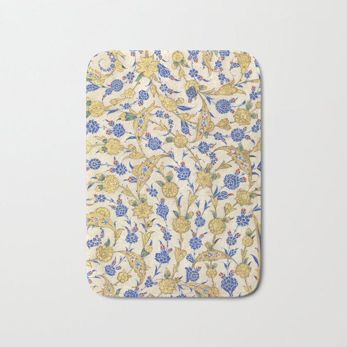 Antique Turkish Pattern Bath Mat Gallery Image 1